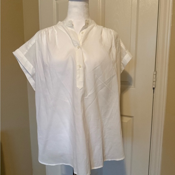 Universal Thread Short Sleeve White Blouse - Picture 1 of 6